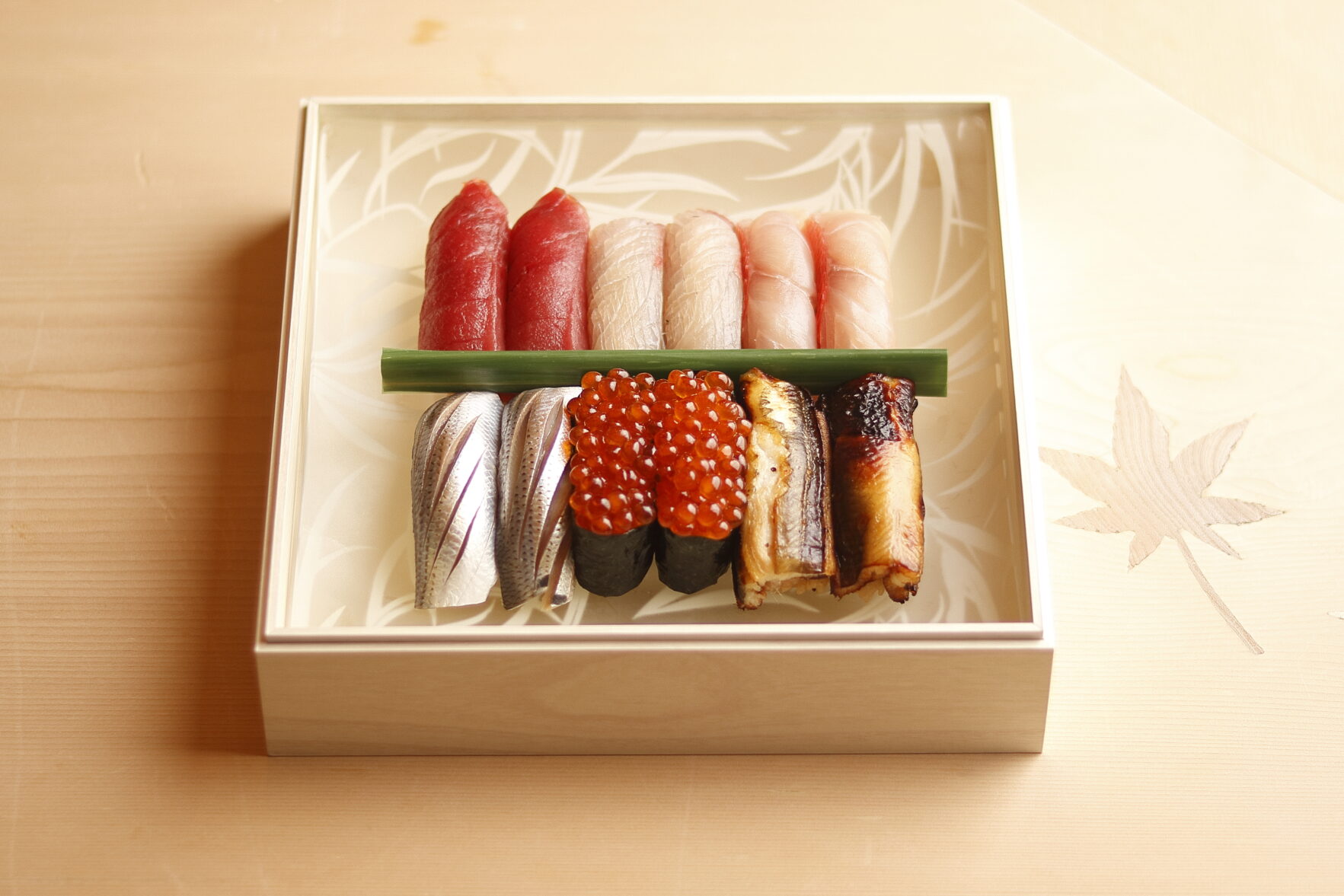 銀座おのでら 極上鮨 上段(解凍後)